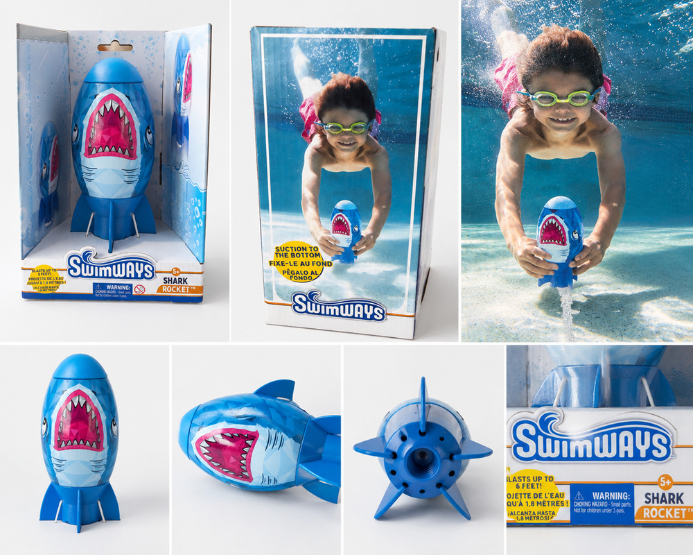 SwimWays Shark Rocket Pool Toy – New in Box